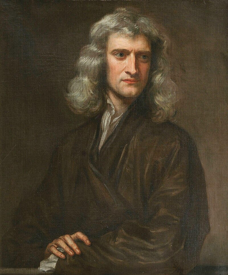 Sir Isaac Newton portrait